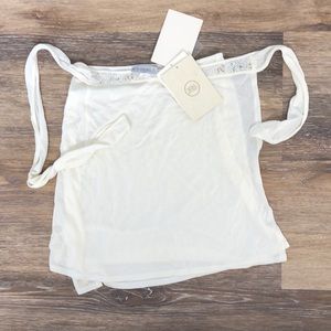 LaPerla ivory wrap skirt